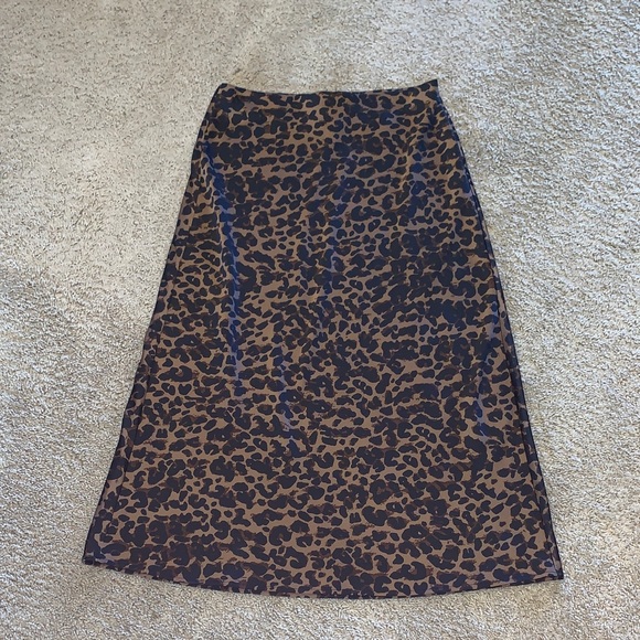 Rachel Zoe Dresses & Skirts - Women’s Rachel Zoe Leopard Print A-Line Midi Skirt Size 6